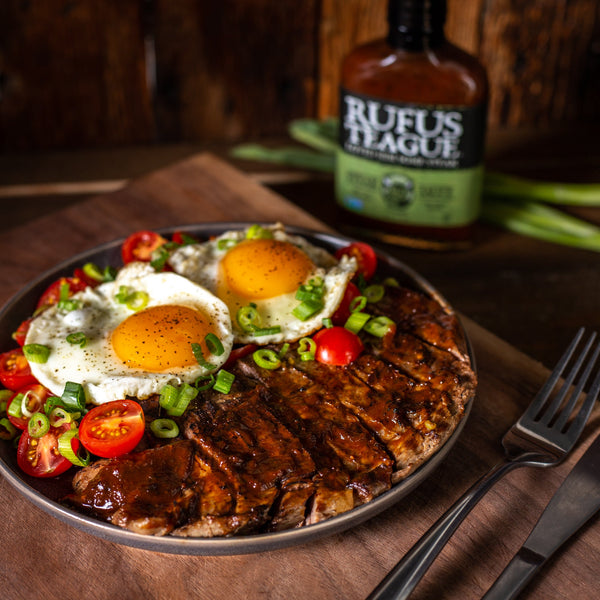 Sauced-up Steak & Eggs