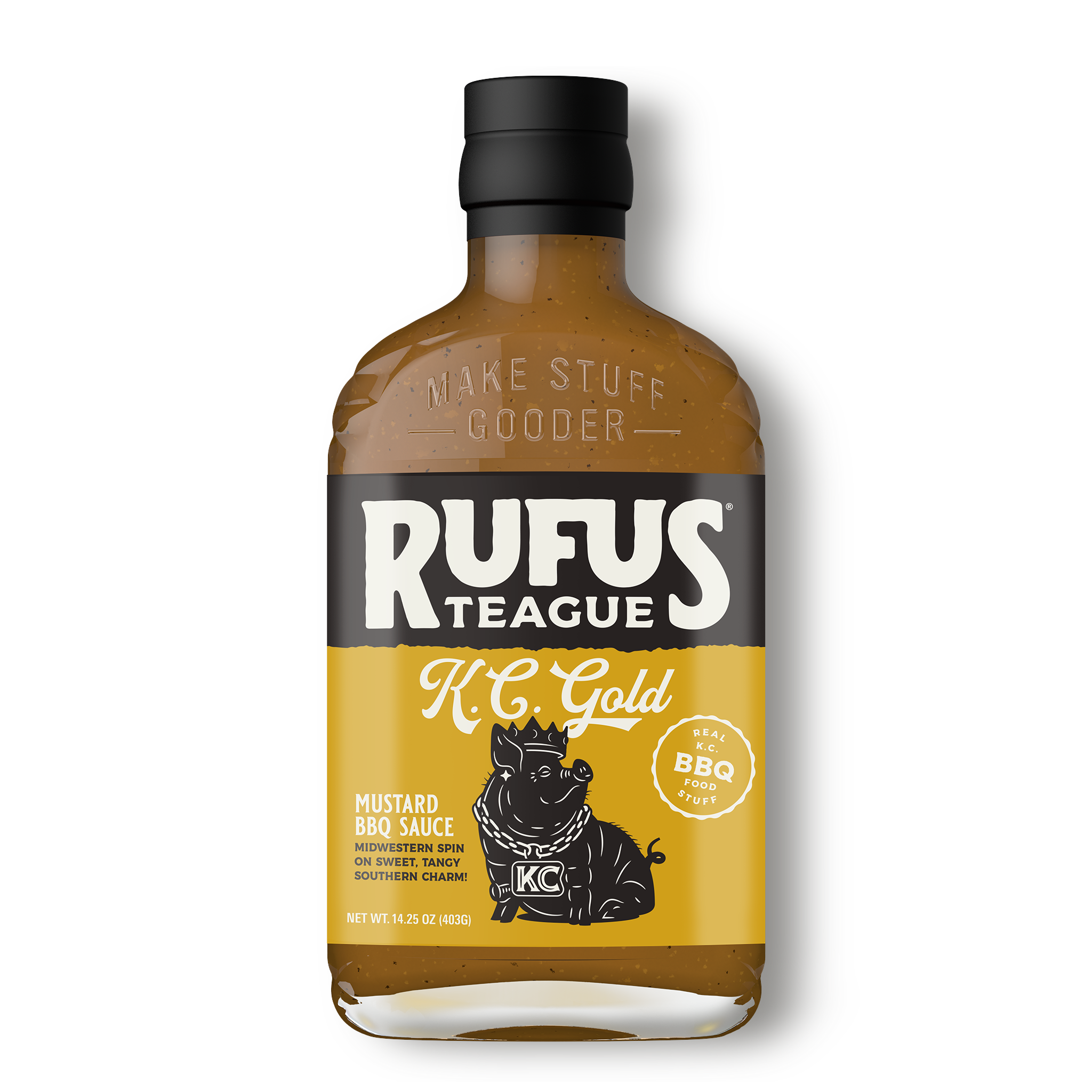 K.C. Gold BBQ Sauce – Mustard Barbecue Sauce | Rufus Teague