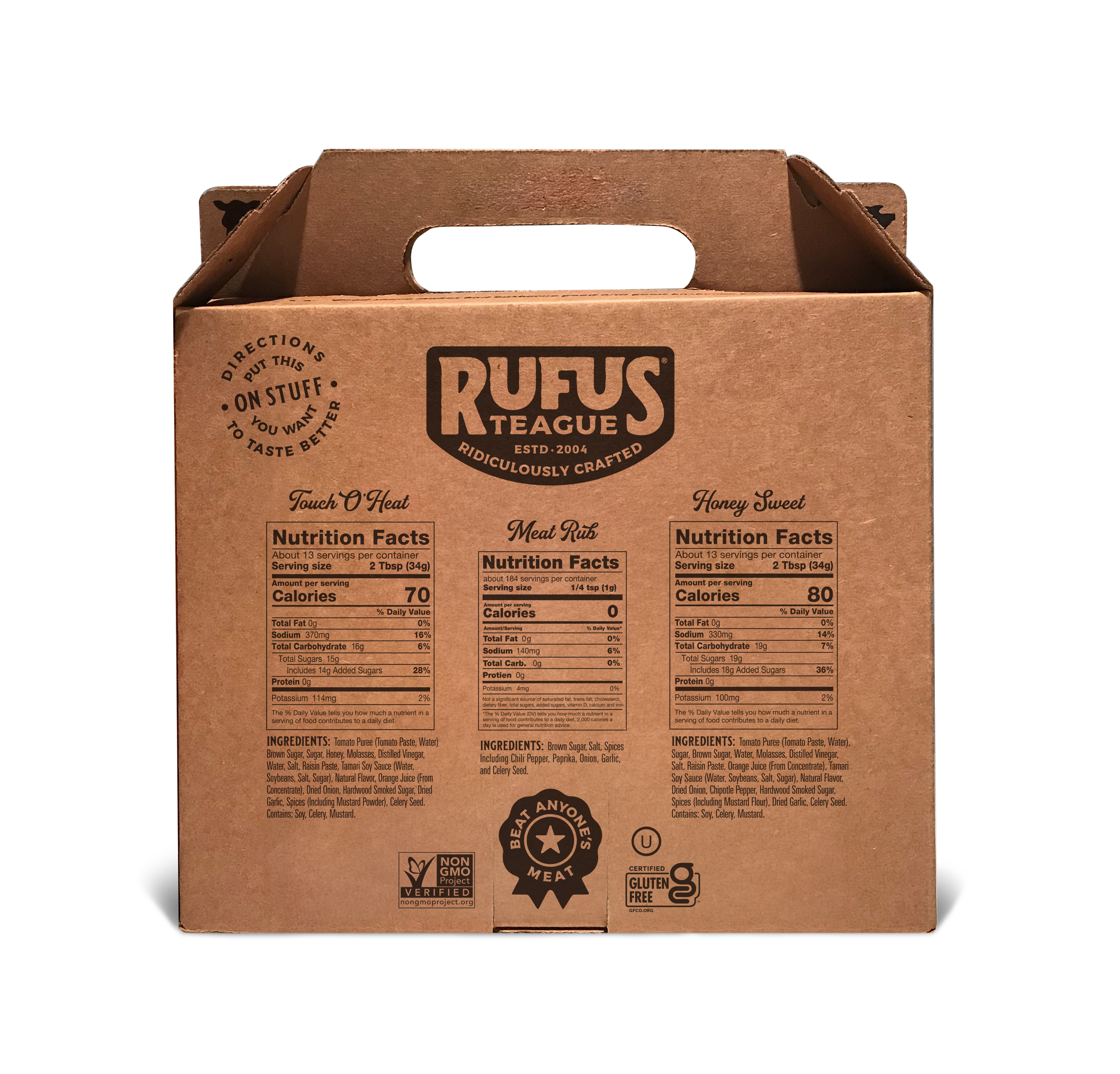 3 PACK GIFT TOTE