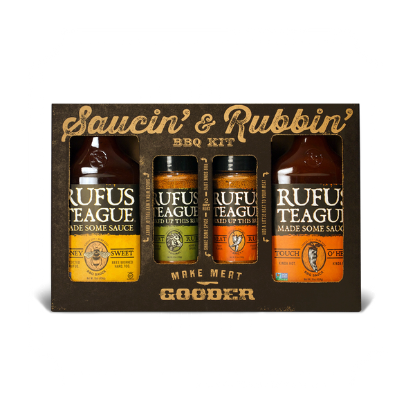 SAUCIN' & RUBBIN' KIT (4 pack) – Rufus Teague