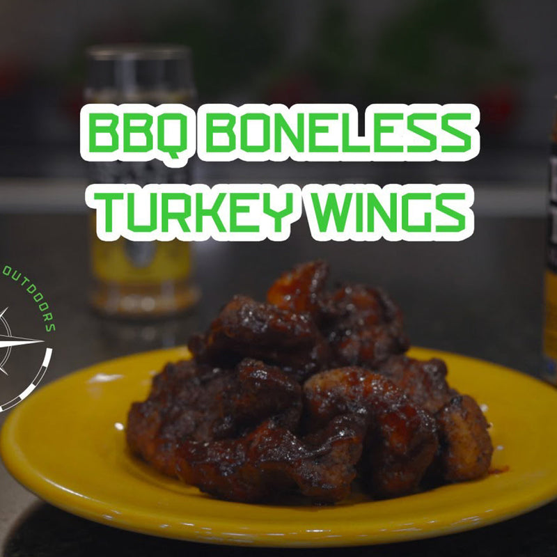 pile of turkey wings and bbq sauce