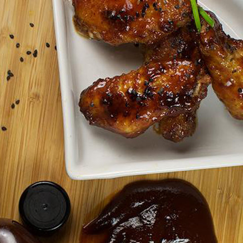 Sticky Whiskey Maple Wings