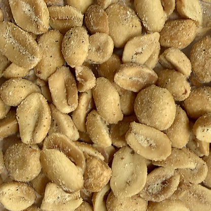 Close-up of Buttermilk Ranch seasoned roasted peanuts