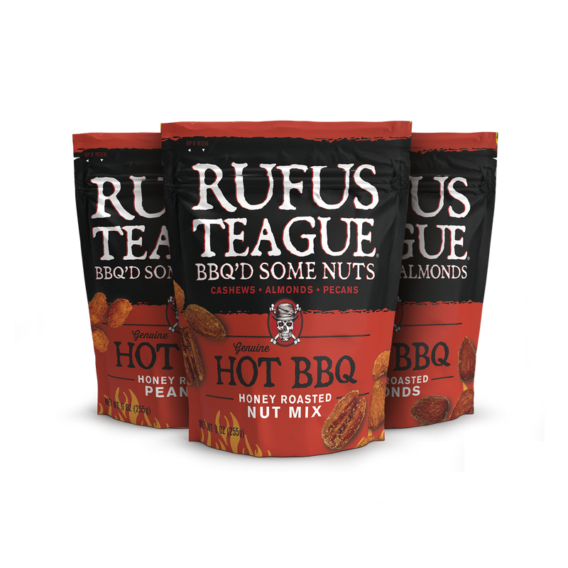 HOT BBQ NUTS - VARIETY 3 PACK